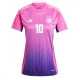 Germania Jamal Musiala #10 Maglia Gara Trasferta Repliche Europei 2024 Donna